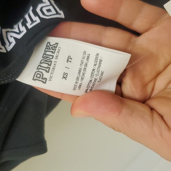 New with tags Pink VS black bodysuit size extra small - Picture 4 of 4